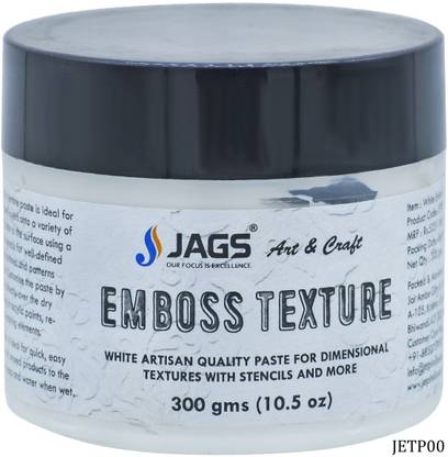 SUNDARAM Jags Emboss Texture Paste 300gms JETP00 Water Color Medium