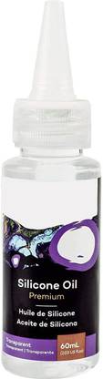 Definite Art Premium Silicone Oil (60ml) Bottle for Pouring Art Acrylic Paint Cells Oil Medium