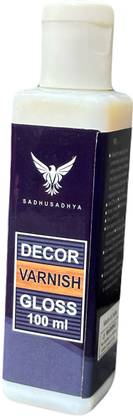 Sadhusadhya Decor Varnish - Gloss, 100 ml Gloss Varnish (100 ml) Gloss Varnish