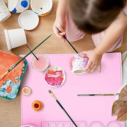 Glitzn Silicone craft Mat for Resin Casting,Silicone Craft Mat for Oil Paint, Art paint