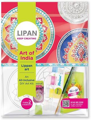 Definite Fevicryl Lippan Art Kit Complete Set Ideal for hobbyists, Boys, Girls Above 14+