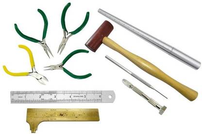 HAMMER MAN Wire Wrapping Kit 13 Pcs| Handmade Copper Jewelry|Jewelry Making Kits
