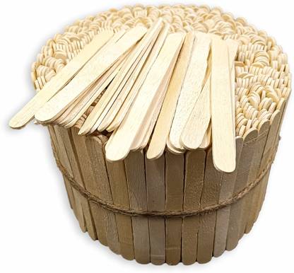 KONFIZ 4.5" Wooden Craft Sticks for Kids, Crafts, DIY, Projects, Scrapbooking-900-Pack