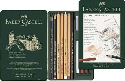 FABER-CASTELL Monochrome Set - Pack of 12
