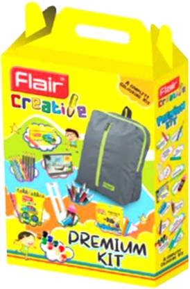 FLAIR Creative Premium Kit With Bag Etc [A Complete Colouring Kit]