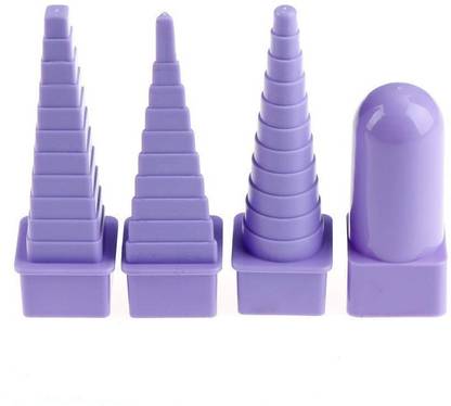 KRAFTMASTERS 4pcs Buddy Bobbin Tower Craft Square Triangl and Interchangeable Handle Quilling