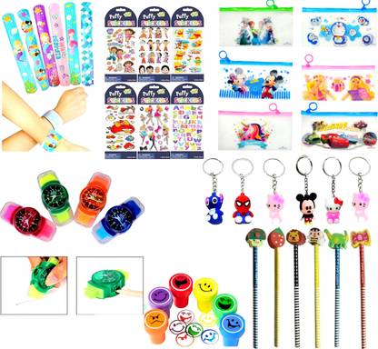 utsub Birthday Return Gifts for kids Bulk Combo Cartoon Party pack of 6