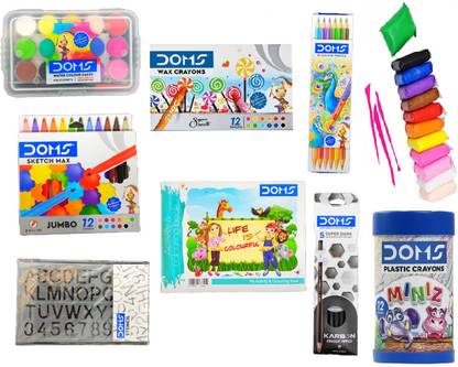 DOMS Drawing Book And Color Items For Kids