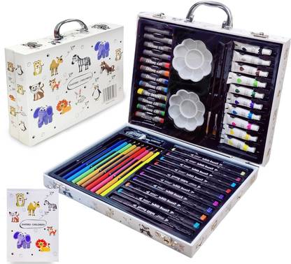 SAH 50 pcs Artist colour Colour set colour box with multiple coloring kit,