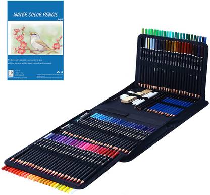 Corslet 145 Piece Sketch Color Pencils Set, Drawing Pencils and Sketching Kit Artist Kit