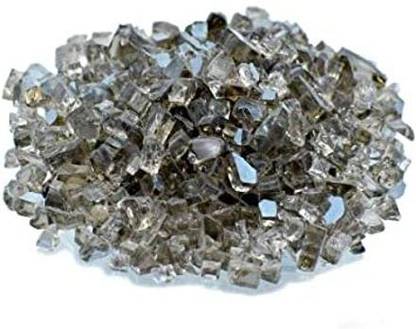 Sodee Reflective Crushed Glass/Fire Pits for Resin Art, (Brown) (1 Kg)