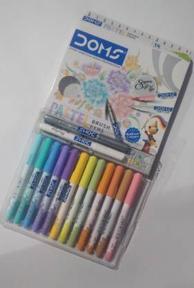 DOMS Dms 12+1+1 pastel brush pen large
