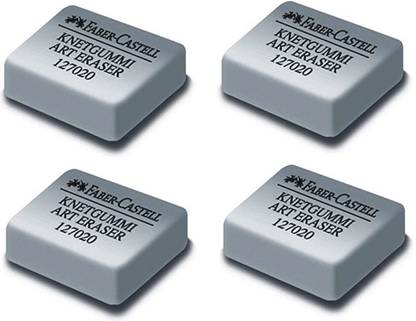 FABER-CASTELL Kneaded Eraser (Art Eraser) - Pack of 4
