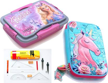यकोंडा Geometry Box | Die- Cast Compass/Lunch Box