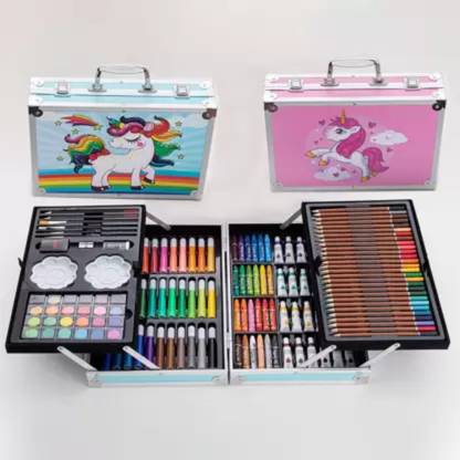 Pepstter Artist Colour Set Unicorn Color Box With Multiple Coloring Kit,Professional Set
