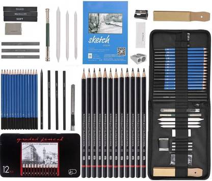 Corslet Sketch Pencil Set 47Pcs Professional Drawing Sketching Pencil Art Drawing Pencil