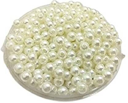 louis india 4mm 400pcs DIY Pearl Beads for Jewelry Making Crafts, Decoration and Vase Filler