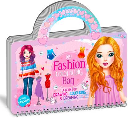 HELLO FRIEND My Fashion Colouring Bag