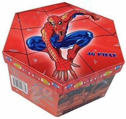 ABC Spiderman Character 46 Pieces Color Box