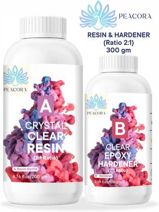 PEACORA Epoxy Art Resin Hardner Resin Art Medium