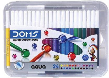 DOMS WATER COLOUR PEN (SKETCH) (24 SHADES)
