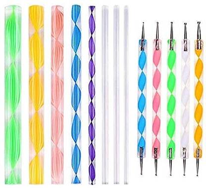 Brightlance Mandala Art Dot Painting Tools Set of 8 Pcs Mandal Tool and 5 Pcs Dotting Tool