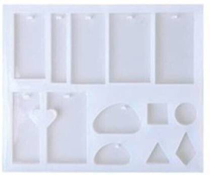 BanteyBanatey Resin Art Silicone Casting Mould Epoxy Mold Silicon Jewellery 13 in 1