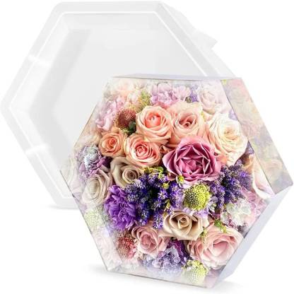 RakaEnterprises RAKA Large HEXAGON Deep Casting Mould 7.5 Inch 1.5 inch deep