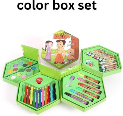 RAZY Color Pencil ,Crayons, Water Color, Sketch Pens, Drawing Color Box Set of 46