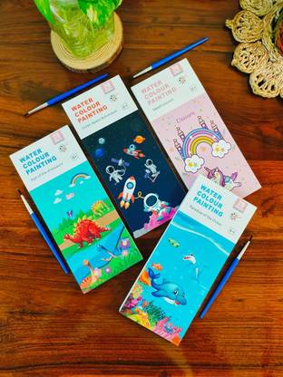 VENCY Watercolor Painting Books 20 pages(Set Of 1)