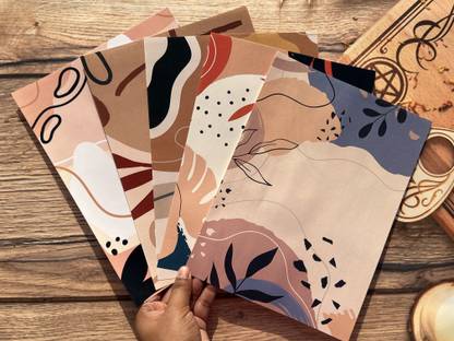 SHOP ABC Aesthetic pattern paperpack variant 07 | A4 size paper | 05 sheets