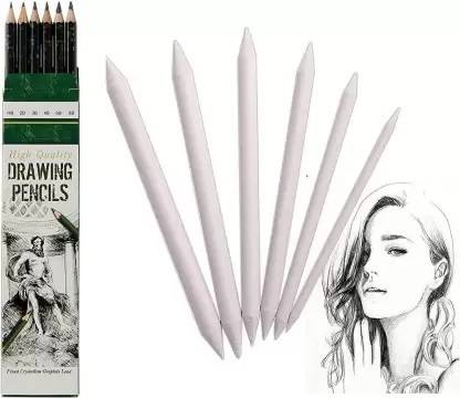 SKYGOLD CAMLIN DRAWING PENCIL SET WITH BLENDING PAPER STUMPS COMBO ART SET