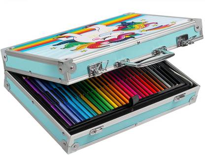 WunderVoX 145-Piece 2 Layers, Kids Art Supplies for Drawing, Painting
