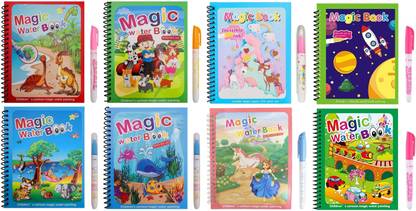 Flipkart.com | ibox Reusable Magic Water Painting Book |Doodle Pen ...