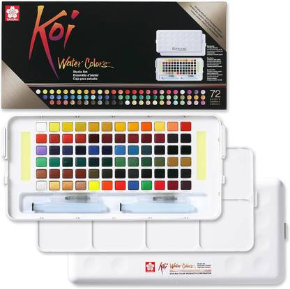 SAKURA Koi Water Color Set with Waterbrush (72 Assorted)