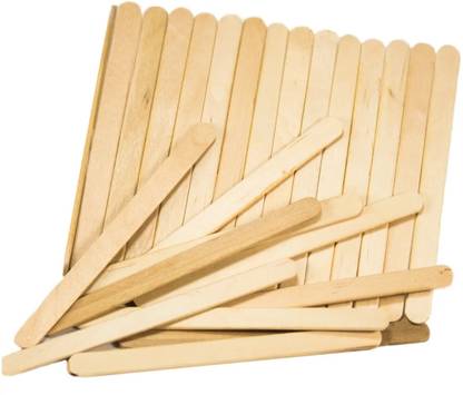 KONFIZ 5.5" Wooden Craft Sticks for Kids, Crafts, DIY, Projects, Scrapbooking-250-Pack