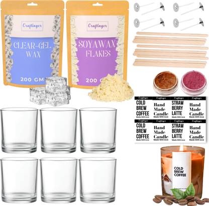 Craftinger DIY Candle Making Kit for Adults & Beginners