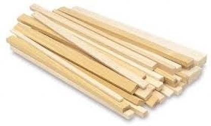 JCT AGRICO 10 WOOD DOWELS SQUARE STICK FOR CRAFTING,TAPESTRIES, MACRAME