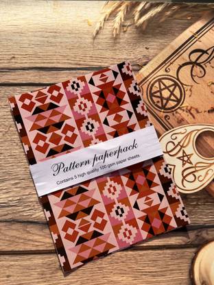 SHOP ABC Aesthetic pattern paperpack variant 04 | A4 size paper | 05 sheets