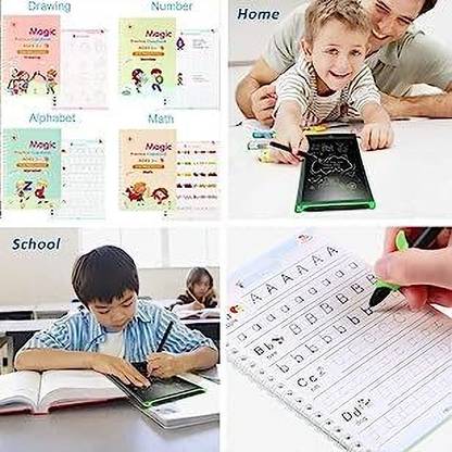 VIJGTECH VIJG Magic Practice Copybook Pre schoolers with Pen