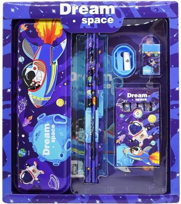 Asera Stationery Gift Set | Birthday Return Gifts For Kids (Space)