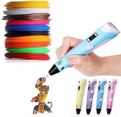 KIDIVO Kids Friendly Magical 3D Pen , Intelligent Drawing Printing Doodler Pen ,Set-1