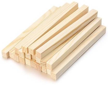 JCT AGRICO 20 PIECES OF NATURAL PINE WOOD(30 cm) USED FOR DIY, HOME DECOR ,ART AND CRAFT Wood Lumber
