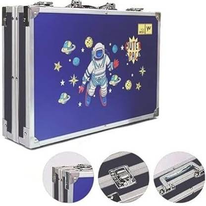 fixer Art and Craft Drawing and Painting Set145 Pcs Art Set -1- Blue,Outer Space