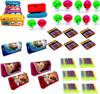 utsub Birthday return gifts for kids pencil Box set of 12 with goodies