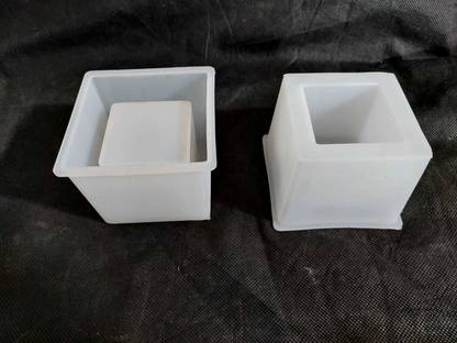 RakaEnterprises RAKA Square Planter Silicone Mould 3*3 INCH 1 PCS Pack