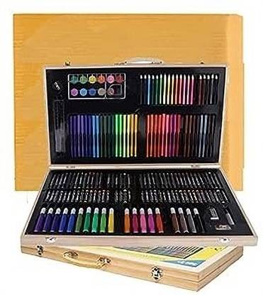 banira Art Set 180 Piece Deluxe Painting Drawing Kit with Oil Pastels Crayons Pencils