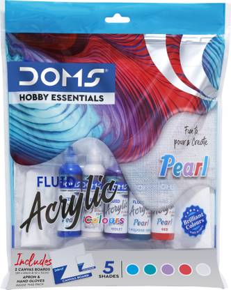 DOMS Pearl Fluid Acrylic Painting Set