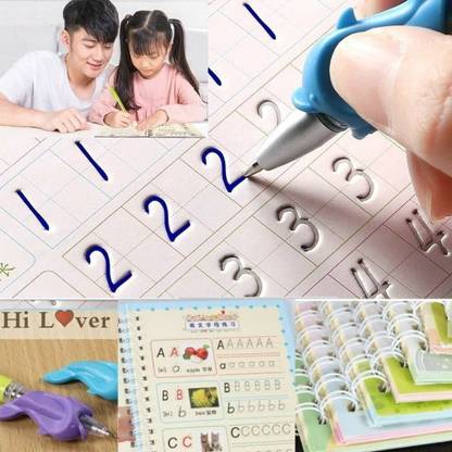 VMV FUZON Magic Practice Copy Book Children Tracing Book Kids Education Learning Books V81