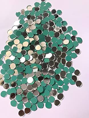 erthenterprise erthenterprise Lippan Art Craft Jewellery Decoration Round Mirror-500 Pieces